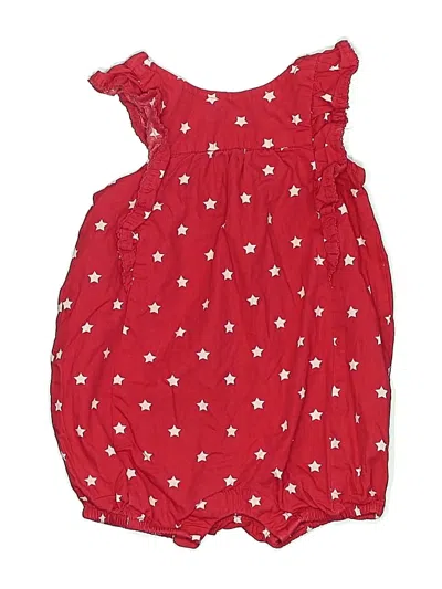 Pre-owned Gap Babies' Short Sleeve Onesie In Red