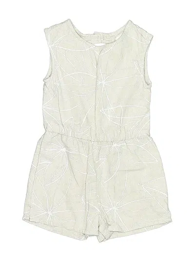 Pre-owned Gap Kids' Short Sleeve Outfit In White