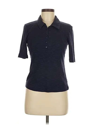 Pre-owned Gap Short Sleeve Polo Shirt In Blue