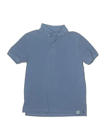 Pre-owned Gap Kids' Short Sleeve Polo Shirt In Blue