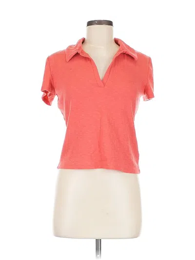 Pre-owned Gap Short Sleeve Polo Shirt In Orange