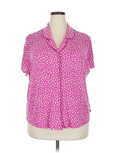 Pre-owned Gap Short Sleeve Polo Shirt In Pink