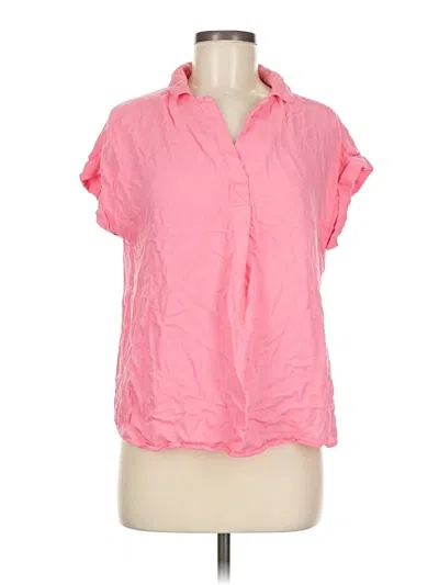 Pre-owned Gap Short Sleeve Polo Shirt In Pink