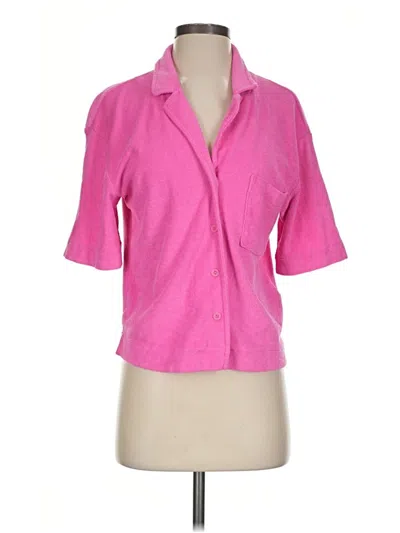 Pre-owned Gap Short Sleeve Polo Shirt In Pink