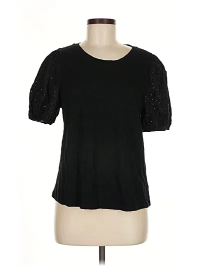 Pre-owned Gap Short Sleeve T-shirt In Black