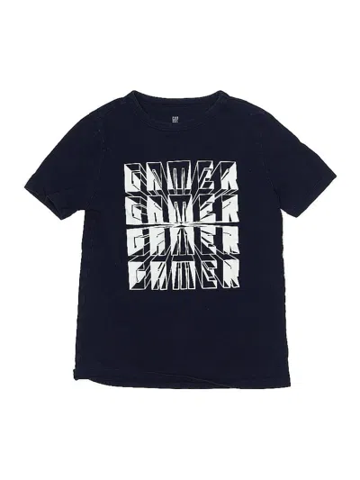 Pre-owned Gap Kids' Short Sleeve T-shirt In Blue
