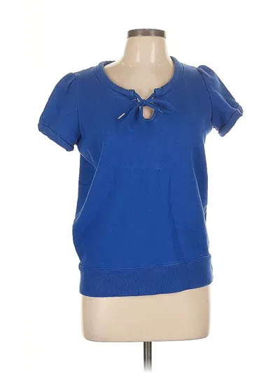 Pre-owned Gap Short Sleeve T-shirt In Blue