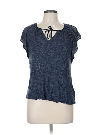 Pre-owned Gap Short Sleeve T-shirt In Blue