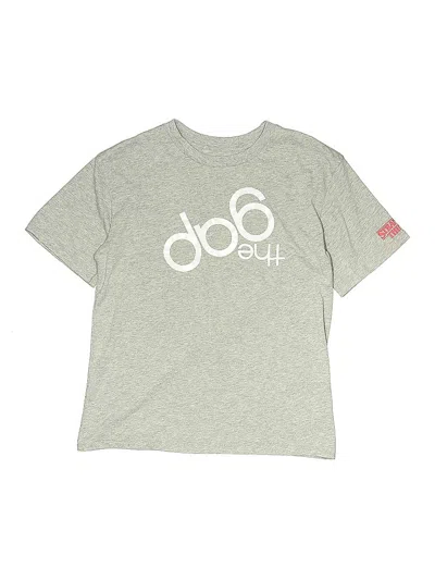 Pre-owned Gap Kids' Short Sleeve T-shirt In Gray