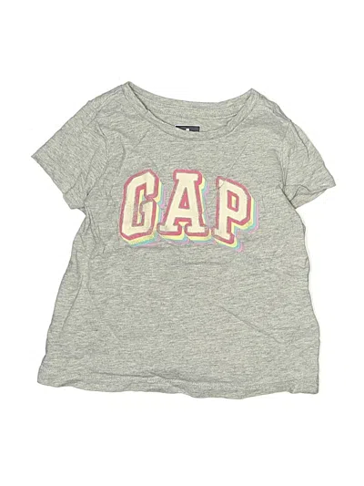 Pre-owned Gap Kids' Short Sleeve T-shirt In Gray