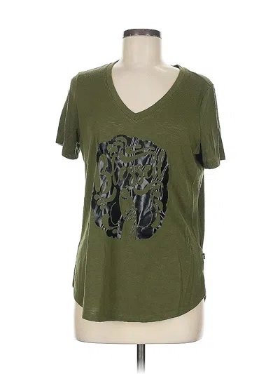 Pre-owned Gap Short Sleeve T-shirt In Green