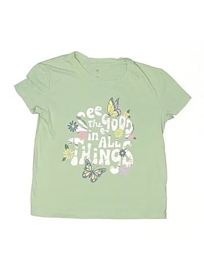 Pre-owned Gap Kids' Short Sleeve T-shirt In Green
