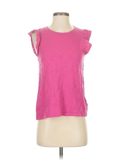 Pre-owned Gap Short Sleeve T-shirt In Pink