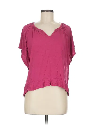 Pre-owned Gap Short Sleeve T-shirt In Pink