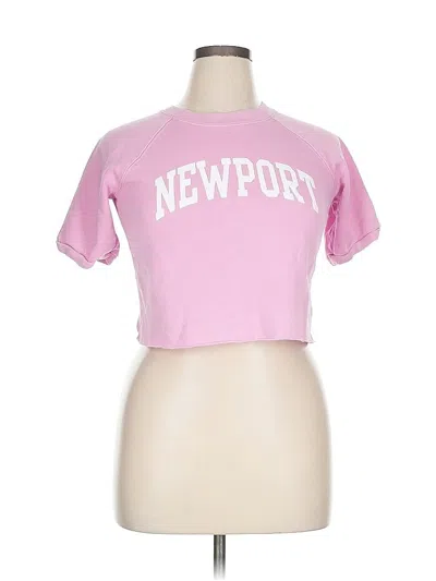 Pre-owned Gap Short Sleeve T-shirt In Pink