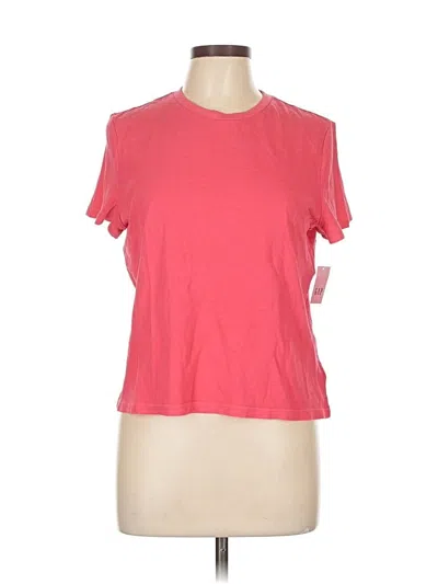 Pre-owned Gap Short Sleeve T-shirt In Pink