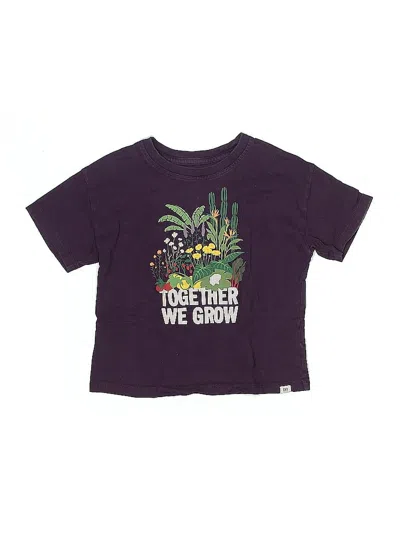 Pre-owned Gap Kids' Short Sleeve T-shirt In Purple