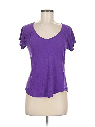 Pre-owned Gap Short Sleeve T-shirt In Purple