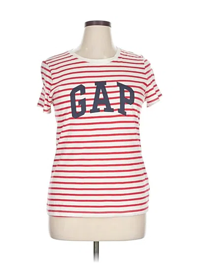 Pre-owned Gap Short Sleeve T-shirt In Red