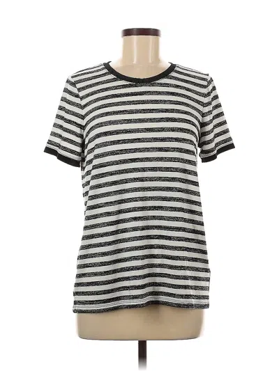 Pre-owned Gap Short Sleeve T-shirt In Silver