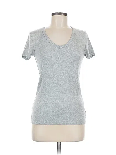 Pre-owned Gap Short Sleeve T-shirt In Silver