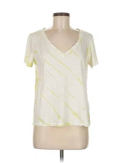 Pre-owned Gap Short Sleeve T-shirt In White