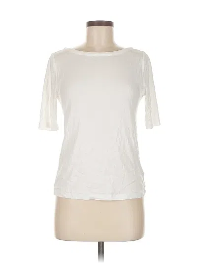 Pre-owned Gap Short Sleeve T-shirt In White