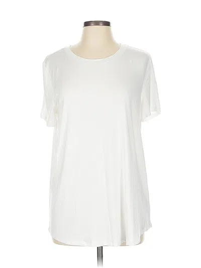 Pre-owned Gap Short Sleeve T-shirt In White