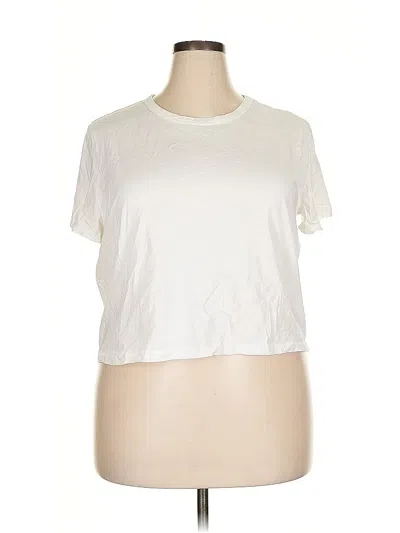 Pre-owned Gap Short Sleeve T-shirt In White