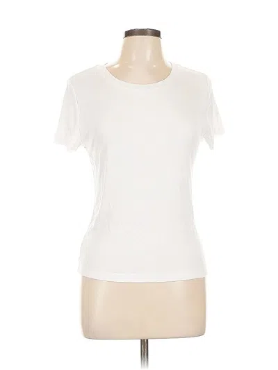 Pre-owned Gap Short Sleeve T-shirt In White