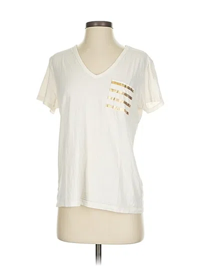 Pre-owned Gap Short Sleeve T-shirt In White