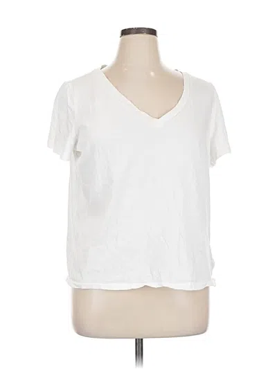 Pre-owned Gap Short Sleeve T-shirt In White