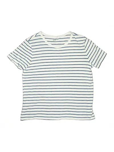 Pre-owned Gap Kids' Short Sleeve T-shirt In White