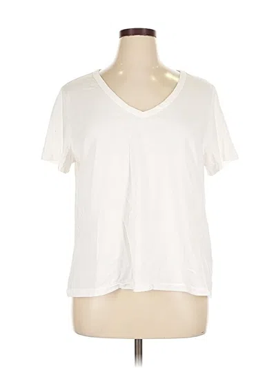 Pre-owned Gap Short Sleeve T-shirt In White