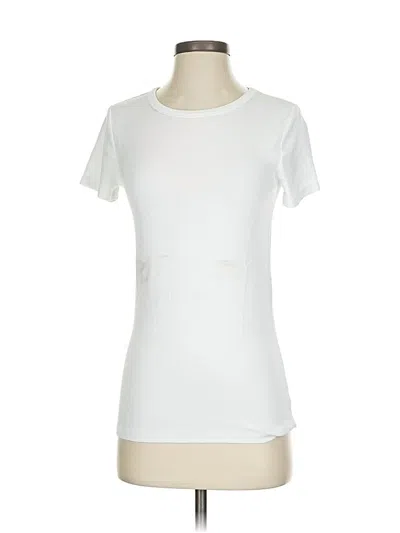 Pre-owned Gap Short Sleeve T-shirt In White