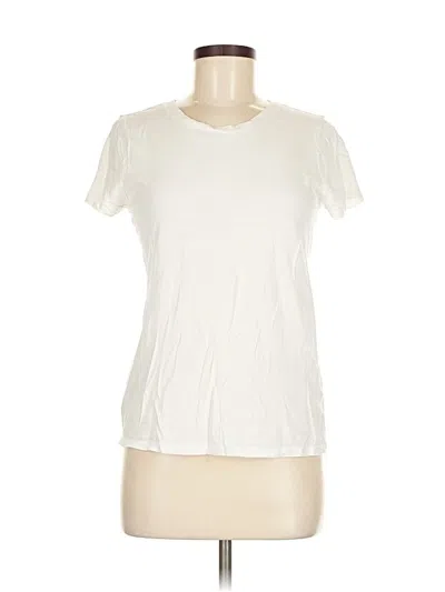 Pre-owned Gap Short Sleeve T-shirt In White
