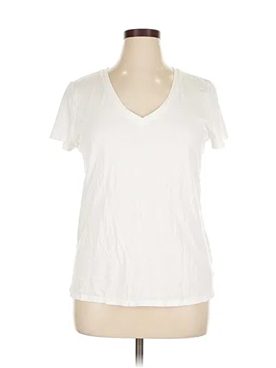 Pre-owned Gap Short Sleeve T-shirt In White