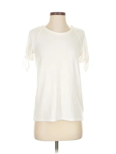 Pre-owned Gap Short Sleeve T-shirt In White