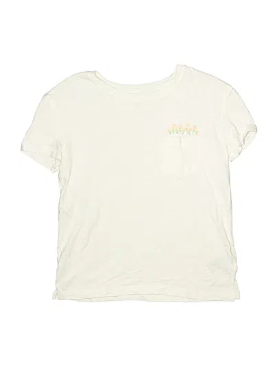 Pre-owned Gap Kids' Short Sleeve T-shirt In White