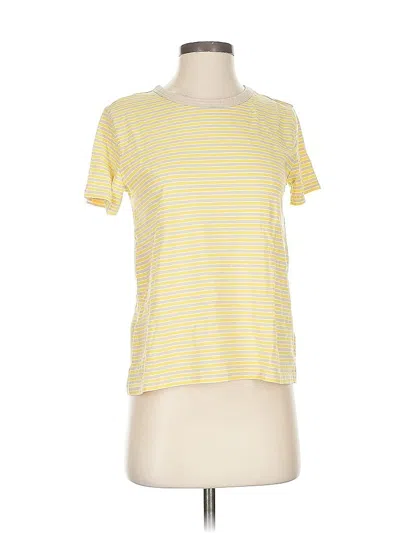 Pre-owned Gap Short Sleeve T-shirt In Yellow