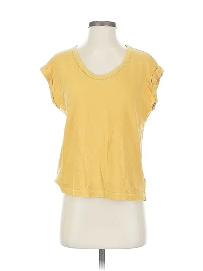 Pre-owned Gap Short Sleeve T-shirt In Yellow