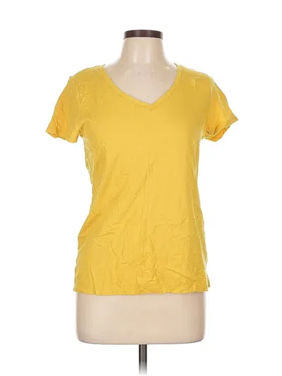 Pre-owned Gap Short Sleeve T-shirt In Yellow