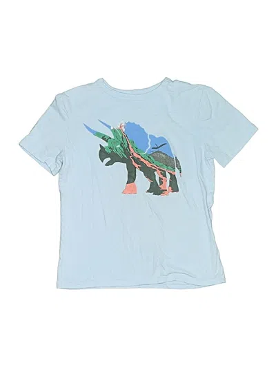 Pre-owned Gap Kids' Short Sleeve Top Blue Tops