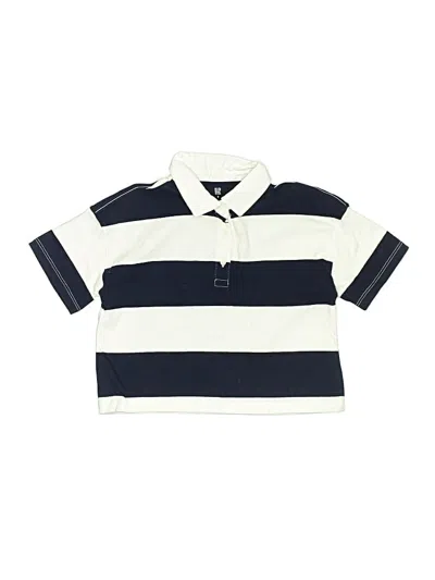 Pre-owned Gap Kids' Short Sleeve Top Ivory Tops In White