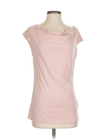 Pre-owned Gap Short Sleeve Top Pink Cowl Neck Tops