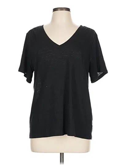 Pre-owned Gap Short Sleeve T-shirt In Black