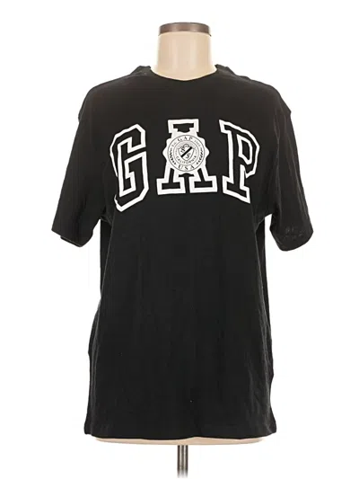 Pre-owned Gap Short Sleeve T-shirt In Black