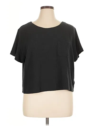 Pre-owned Gap Short Sleeve T-shirt In Black