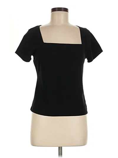 Pre-owned Gap Short Sleeve T-shirt In Black