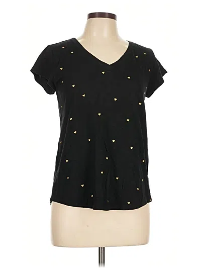 Pre-owned Gap Short Sleeve T-shirt In Black